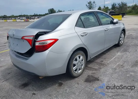 2014 Toyota Corolla L from USA, damaged, VIN 2T1BURHEXEC104607